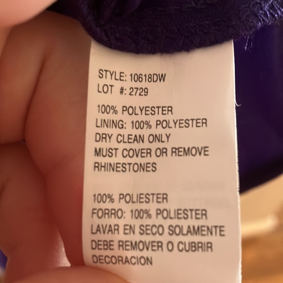 Beautiful Plus Size Formal Dress. Dark purple-Collection Dressbarn- Size 20W - Picture 5 of 5